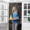 JML Fly Screens for Doors - Magnetised Insect Mesh Snap Screen Door Curtain Fits Single, Sliding and Caravan Doors No Tools Installation - Portable, Foldable Bug Door Blinds - W 100cm x H200cm, Black