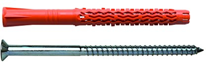 MUNGO 1060118 MQL 10x180 ST Universal-Fassadendübel mit Senkkopfschraube verzinkt 50 Stück