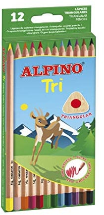 Alpino 128 - Pack de 12 lápices, multicolor
