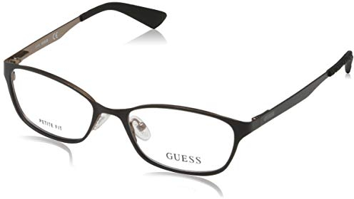 Guess GU2563 49002 Guess Brille Gu2563 49002 Rechteckig Brillengestelle 49, Schwarz
