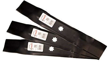Lot de 3 lames rotatives pour tondeuse John Deere GX21784 AM137757 AM141035 GY20852