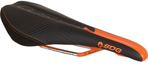 SDG Sattel Duster MTN MTB Sattel Unisex Erwachsene, schwarz/orange