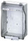 Hensel KG9002 KV-Leergehäuse, IP 66 Einbaumasse bei eingebaute Montageplatte 133x205x95 mm