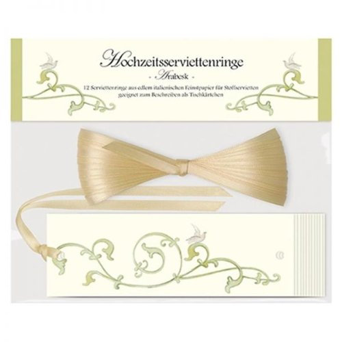 Hochzeitsserviettenringe - by Silke Leffler