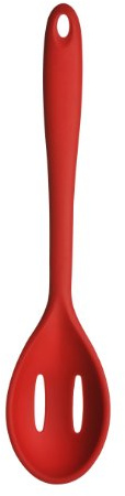 ZING! Silicone Slotted Spoon, Red