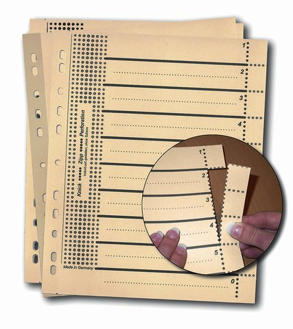 Trennblatt perforierte Taben chamois A4 230g 100 St