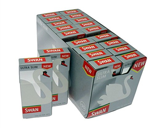SWAN ULTRA SLIM FILTERS - NEW - 6 PACKETS X 126 PRE CUT FILTER TIPS
