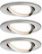 Paulmann Premium EBL Set Coin Slim dimmbar rund schwenkbar LED 3x6,8W 2700K 230V 51mm Eisen g/Alu