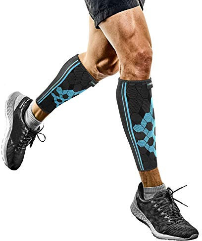 bonmedico Waden kompression fur Damen & Herren, Wadenbandage Kompression zur Entlastung, Wadenwärmer Stabilisierung 2er Pack, L