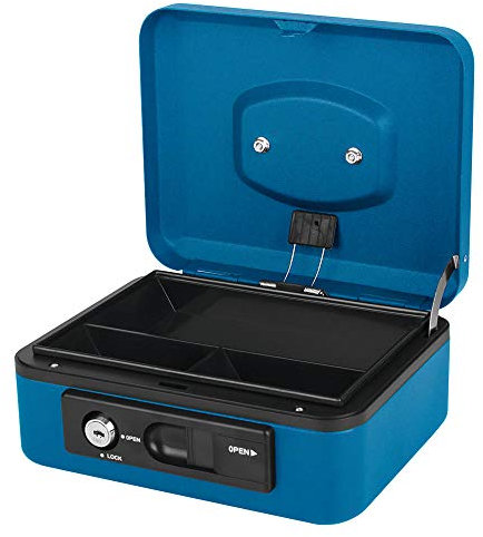 pavo 8009350 Pavo Geldkassette, blau,Gr.2