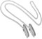 Servilletero L 60 cm plana 3 x 1 cm Plata Plated plateado