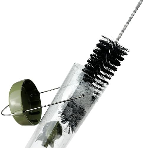 Bottle Brush for Cleaning - Jacobi Jayne® Bird Feeder Cleaner - Bird Feeder Accessories - Extra Long Handle Crevice Cleaner - Washing up Brush and Outdoor Garden Tool