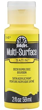 FolkArt Multi-Surface Paint, 2 oz, Bumblebee 2 Fl Oz
