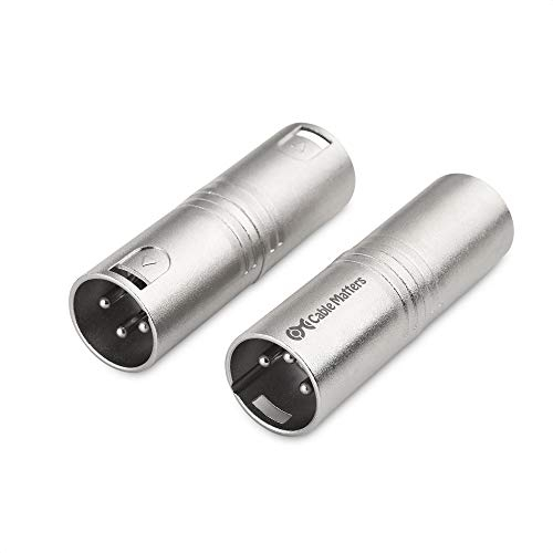 Cable Matters 2er-Pack XLR Adapter, XLR Kupplung - Stecker auf Stecker
