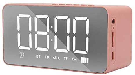 Enceinte portable Bluetooth, USB stéréo, caisson de son, caisson de basses sans fil, support TF carte FM Radio AUX, pour voyages, plein air, du Parti de la maison Y, rose