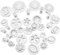 Aoliandatong 33 Pcs Baking Mold Tools Fondant Plunger Cutters, Cake Cookie Cutter for DIY Cookies Cake Decorating Tools, Heart Flower Leaf Butterfly Star Daisy Shape DIY Decorating Mold