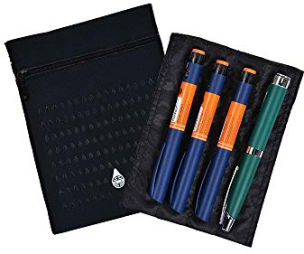 Dia-Cool Kühltasche für 4 Insulin-Pens und Medikamente um Ihr Insulin auf der richtigen Temperatur zu halten.