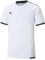 PUMA Unisex Kinder Teamliga Jersey Jr Shirt, Puma White-puma Black, 140 EU