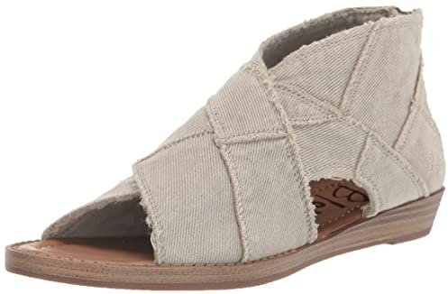 Blowfish Malibu Women's Bambi Slipper, Zinc Dye Wash Twill, 7.5