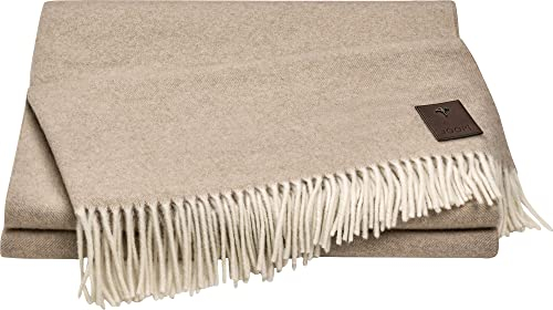 Joop! Plaid Noble Kaschmirhaar Natur Größe 140x200 cm