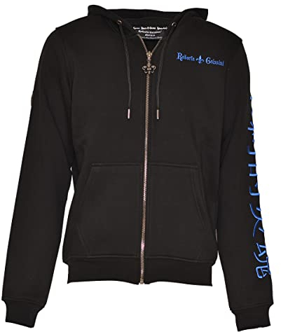 Roberto Geissini Herren Sweatjacke - Inspiring - Black 3XL