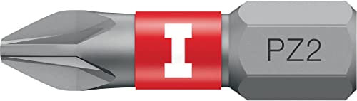 Hilti 2039047 10x Torsion PZ2 Screwdriver Bits S-B PZ2 25/1 T, Length: 25 mm