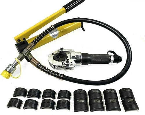 40 Hydraulische Edelstahlrohr Presszange V 12-28mm TH-Shaped 16-32mm Kupferrohr Rohrpresszange Pressbacken Radialpresse 6-Ton