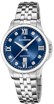 Candino Damenuhr Edelstahl Silber Elegance Armbanduhr UC4766/4 Analoguhr
