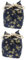HOMSFOU 2pcs Convenient Teaware Bag Travel Tea Set Storage Portable Teacup Pouch Teapot Holder