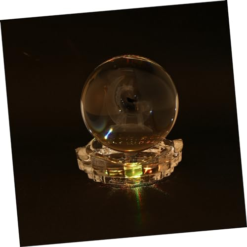 DOITOOL 1 Pc Bola De Cristal De Unicornio Luz De Noche De Unicornio Decoración De Bola De Cristal Globo De Nieve 3D Escritorio Componente Electrónico Alumno De Cumpleaños