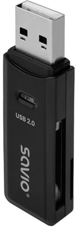 Savio Lector de Tarjetas Externo AK-63 Negro