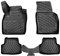fussmattenprofi.com 3D Gummimatten Set für VW T-Cross Baujahr ab 2018 | Extra Hoher 5cm Rand Allwetter Auto Fussmatten I TPE Geruchlos rutschfest Fußmatten Zubehör