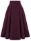 Belle Poque Vintage Rock für Damen 50er 60er Jahre Retro A-Linie Midi-Rock für Tea Party S