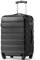 AZMUDE Hartschalenkoffer, Trolley, Reisekoffer, Handgepäck, 4 Rollen, ABS-Material, 74,5 x 50,5 x 31,5 cm, Schwarz, Schwarz , Einzeln