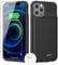 BOPPS Battery Case for iPhone 12/12 Pro, Ultra-Slim 7000mAh Portable Rechargeable Battery Charger Case with 1x Screen Protector & 1x Cable for iPhone 12/12 Pro Charging Case (6.1 inch),Black