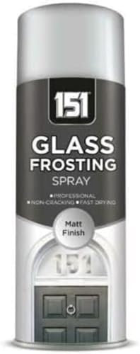 DIOXSTAR Window Glass Frosting Privacy Spray Paint, Sleek, Modern Look, Long-Lasting Effect, Aesthetic Element, Resistant To Peeling, Fading, And Scratching, (PACK OF 1)