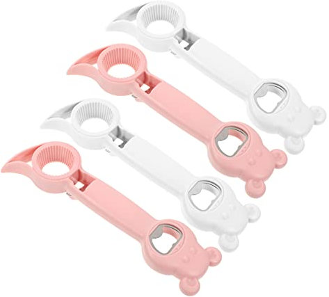 COLLBATH 4stücke Multifunktionale Korkenzieher Und Flaschenöffner Praktischer Flaschenöffner Und Einmachglasöffner Und Tragbar Und Leicht Für Alltag