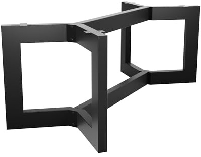 MetaloPro Barax Space Extreme Tischgestell – Minimalistisches, Robustes Design, Pulverbeschichtete Stahlkonstruktion für Esstische und Schreibtische – 150x80x72 cm