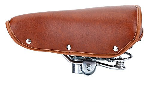 Fahrradsattel Exquisiter und Gleichmäßiger Korrosionsschutz-Fahrradsattel aus PU-Leder für die Meisten Fahrradtypen