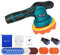 Lucidatrice Rotorbitale Auto, 12V Lucidatrice Auto a batteria, 8 Velocità Variabile, 2800-5500 RMP , 125mm-150mm Lucidatura Piastra, per Lucidatura di Auto, Mobili