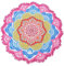 CAIRF 150cm Runde Stranddecke mit Fransen,Bunte Mandala Motiv Strandtücher,Ultraleicht Sandfrei Strandtuch Wandteppich Picknick,Schwimmen XXL Schnelltrocknend Badetuch Duschtuch Handtuch C