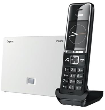 Gigaset Comfort 550A Ip Base Dect Telephone Caller Id Black, S30852-H3037-R104