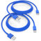 Cavo USB Type-C per iPhone 15 16 Pro Max,60W Cavi USB Tipo C Ricarica Rapida [2M 2Pezzi] Cavo USB C iPhone Originale CarPlay per 15 16 Plus,iPad Pro/Air/Mini/Samsung S25 S24 S23 S22-Blu