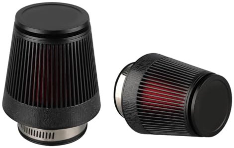 BKQCVY Universal 42mm 48mm 54mm Pilzkopf Motorrad Vergaser Luftfilter Reiniger Ansaugrohr Geändert Roller Zubehör