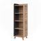 Vicco Badregal Karen, Sonoma/Anthrazit, 40 x 128 cm mit 4 Fächern