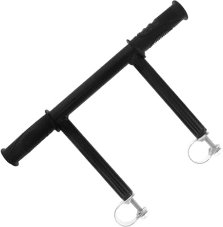 Edelstahl Kinderwagen mit Armlehnenhalterung Lenkerverlängerung | Kinderwagen und Buggys, Ergonomisches Design mit Glatter Oberfläche, Schwarz, für Eltern