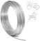 ZDLSDL Filo Alluminio Ø2mm x 30 m-Alluminio per Tricotin Argento,Filo di Ferro Modellabile,Filo di Alluminio Modellabile 3mm, ideale per Creazione di Gioielli (2.0mm 30M-Argento)
