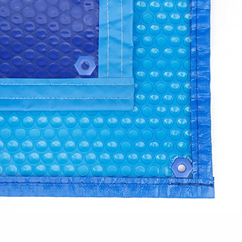 HSIRYAOHD Bâche solaire rectangulaire bleue pour piscine hors sol et creusée, couverture chauffante isolante et robuste pour piscine (dimensions : 2 x 3 m)