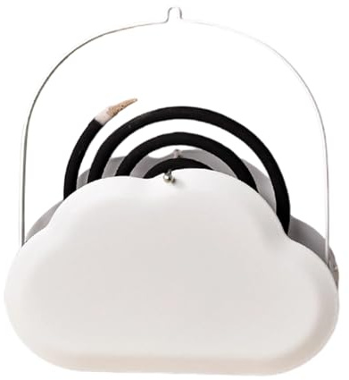 Spiral Holder - Porte-bâtons D'encens | Support De Bobine Moustique Portable Fire-Strength Cloud-Shaped Portez-Vous pour Balcon, Chambre, Piscine, Dortoir, Hôtel