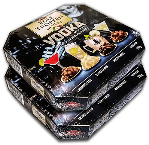 2 er Pack Trumpf Edle Tropfen in Nuss Vodka Lounge 2 x 100g Sonderpreis haltbar bis 31.01.26